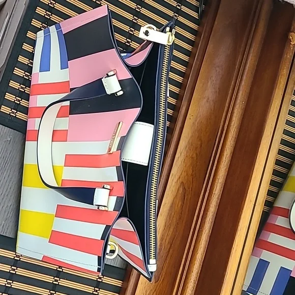 Kate ♠️ Striped leather bag - Picture 17 of 17